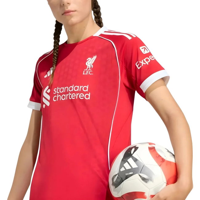 2025-2026 Liverpool Authentic Home Shirt (Womens) (Kerkez 6)-SoccerKits Hub | Buy Soccer Jerseys Online